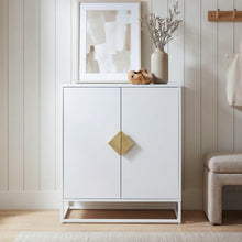 Load image into Gallery viewer, Alaska Wooden 2 Door Cabinet - White
