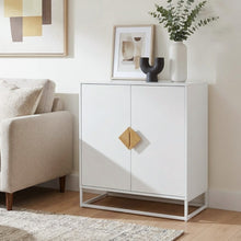 Load image into Gallery viewer, Alaska Wooden 2 Door Cabinet - White