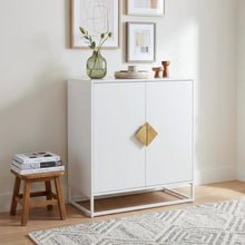 Load image into Gallery viewer, Alaska Wooden 2 Door Cabinet - White