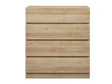 Load image into Gallery viewer, Harris 4 Drawers Tallboy - Oak