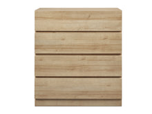 Load image into Gallery viewer, Harris 4 Drawers Tallboy - Oak
