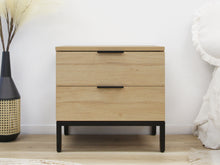 Load image into Gallery viewer, Ocala Wooden Bedside Table - Oak
