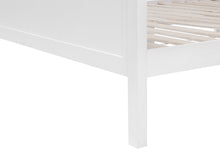 Load image into Gallery viewer, Kamet Double Wooden Bed Frame - White