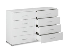 Load image into Gallery viewer, Bram Tallboy 8 Drawer Chest Dresser - White