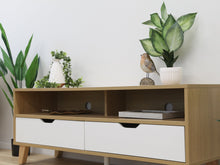 Load image into Gallery viewer, Schertz 1.4m Entertainment Unit - Oak