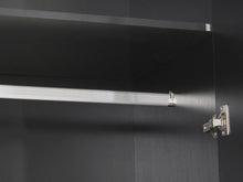 Load image into Gallery viewer, Bram 3 Door Wardrobe Cabinet - Black