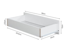 Load image into Gallery viewer, Kihona 3 Drawer Shoe Cabinet Storage Rack - White