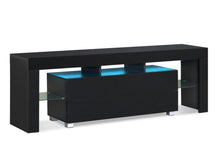 Load image into Gallery viewer, Dothan 1.6m LED Entertainment Unit - Black
