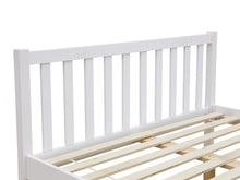 Load image into Gallery viewer, Baker Double Wooden Bed Frame - White