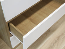 Load image into Gallery viewer, Harris 3 Drawers Tallboy - Oak + White
