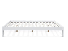 Load image into Gallery viewer, Meri Queen Wooden Bed Frame - White