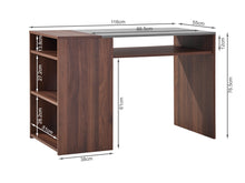 Load image into Gallery viewer, Willie 116cm Computer Desk - Walnut
