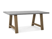 Load image into Gallery viewer, Tommie 1.8M Rectangular Dining Table - Cement + Oak
