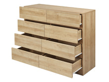 Load image into Gallery viewer, Harris 8 Drawers Low Boy - Oak
