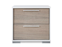 Load image into Gallery viewer, Waipoua Bedside Table Nightstand - GREY OAK
