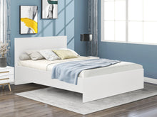 Load image into Gallery viewer, Tongass King Single Wooden Bed Frame - White