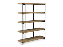 Load image into Gallery viewer, Rukwa Wooden Bookshelf 160cm - Oak
