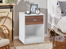 Load image into Gallery viewer, Quilo Wooden Bedside Table - Walnut