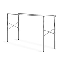 Load image into Gallery viewer, 2.4m Foldable Stainless Steel Clothes Rack