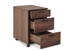 Load image into Gallery viewer, Nakia 3 Drawer Filing Cabinet - Walnut
