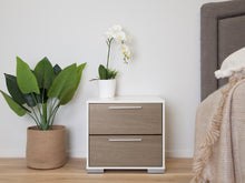 Load image into Gallery viewer, Waipoua Bedside Table Nightstand - GREY OAK At Betalife
