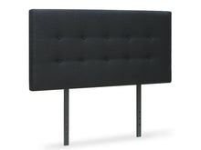Load image into Gallery viewer, Susan Double Fabric Upholstered Headboard - Black