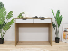 Load image into Gallery viewer, Schertz 100cm Computer Desk - Oak
