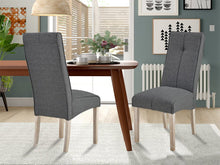 Load image into Gallery viewer, 22461 - Gianna Upholstered Dining Chair - Set of 2 - Dark Grey - Betalife
