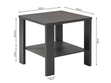 Load image into Gallery viewer, Koda Square Side Table Coffee Table - Black
