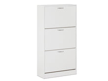 Load image into Gallery viewer, Matilda 3 Drawer Shoe Cabinet Storage Rack - White