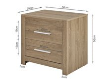 Load image into Gallery viewer, Vicente Wooden Bedside Table - Oak At Betalife
