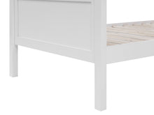 Load image into Gallery viewer, Kamet Single Wooden Bed Frame - White