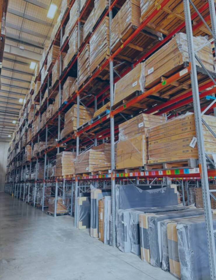 High warehouse racking at Betalife in Auckland