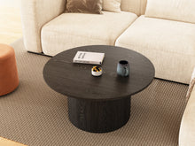 Load image into Gallery viewer, Adley Round Coffee Table 90cm - Black
