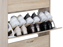 Load image into Gallery viewer, Matilda 3 Drawer Shoe Cabinet Storage Rack - Maple