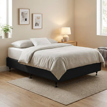 Load image into Gallery viewer, Vinson Fabric Queen Bed Base - Black