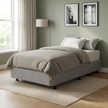 Load image into Gallery viewer, Vinson Fabric Single Bed Base - Grey