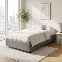 Load image into Gallery viewer, Vinson Fabric King Single Bed Base - Grey