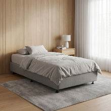 Load image into Gallery viewer, Vinson Fabric King Single Bed Base - Grey