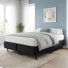 Load image into Gallery viewer, Vinson Fabric King Split Bed Base - Black