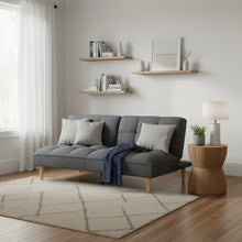 Load image into Gallery viewer, Barton 3 Seater Sofa Bed - Dark Grey