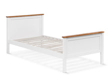 Load image into Gallery viewer, Kamet Single Wooden Bed Frame - White
