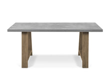 Load image into Gallery viewer, Tommie 1.8M Rectangular Dining Table - Cement + Oak
