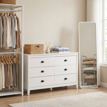 Load image into Gallery viewer, Congo 6 Drawers Low Boy - White