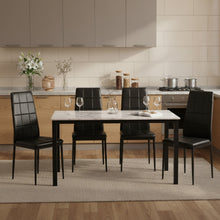 Load image into Gallery viewer, Mauro PU Leather Dining Chair - Set of 4 - Black