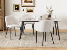 Load image into Gallery viewer, Chelsea Dining Chair - Set of 4 - White + Black
