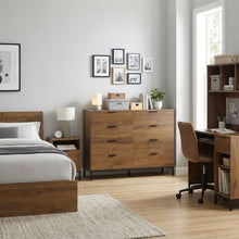 Load image into Gallery viewer, Ocala Low Boy 8 Drawer Chest Dresser - Walnut