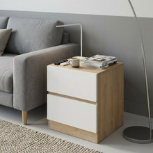Load image into Gallery viewer, Harris Bedside Table - Oak + White