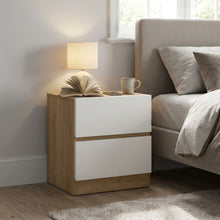 Load image into Gallery viewer, Harris Bedside Table - Oak + White