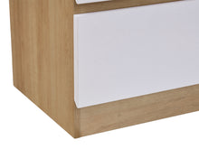 Load image into Gallery viewer, Harris 4 Drawers Tallboy - Oak + White
